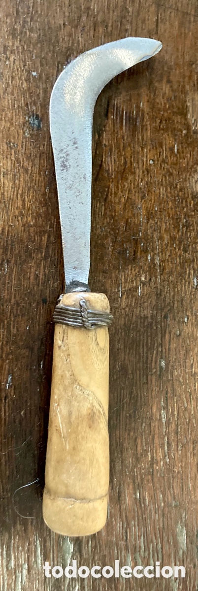 Antig&uuml;edades: Corquete con mango de madera - Foto 2