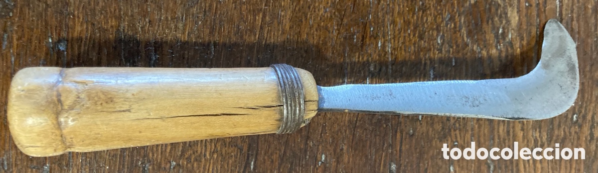 Antig&uuml;edades: Corquete con mango de madera - Foto 3