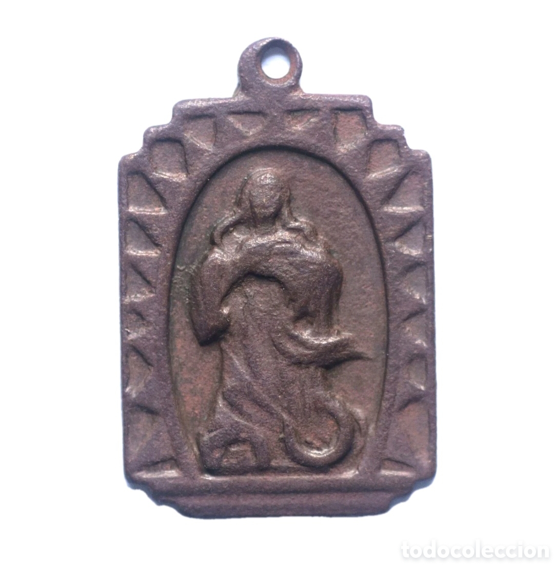 Antig&uuml;edades: ANTIGUA MEDALLA INMACULADA - Foto 1