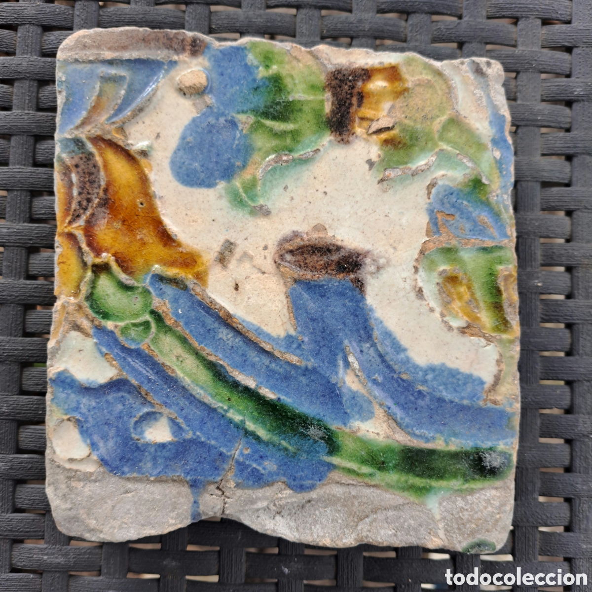 Antig&uuml;edades: Azulejo Siglo XVI. Toledo. - Foto 1