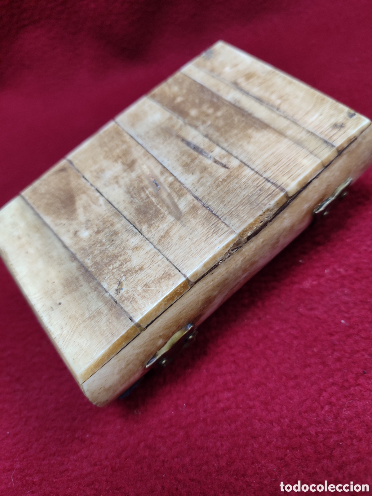 Antig&uuml;edades: Caja estuche de hueso. - Foto 4