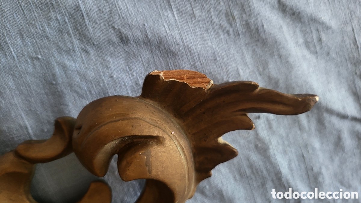 Antig&uuml;edades: ANTIGUA CORNUCOPIA MADERA - Foto 3
