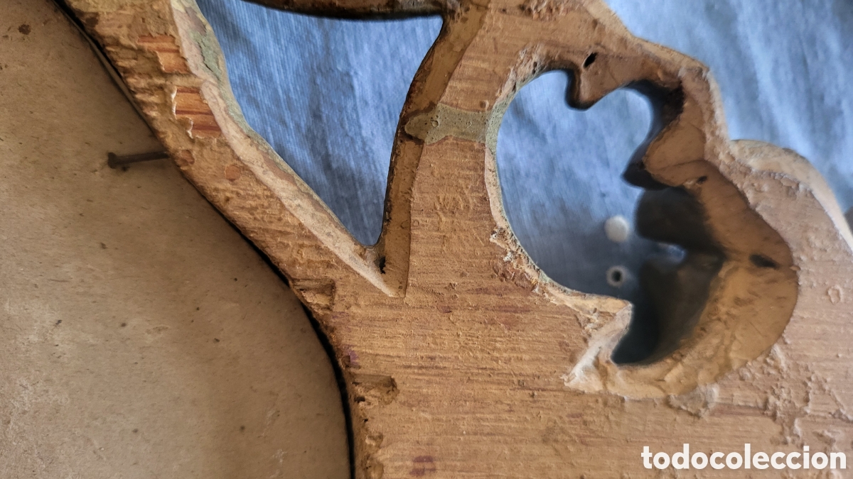 Antig&uuml;edades: ANTIGUA CORNUCOPIA MADERA - Foto 7