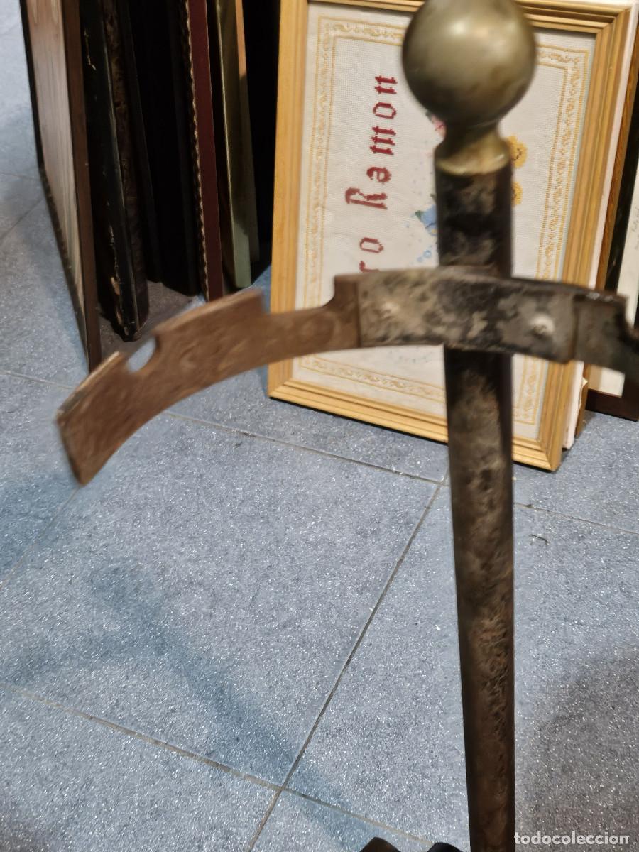 Antig&uuml;edades: colgador de asesorios de chimenea - Foto 4