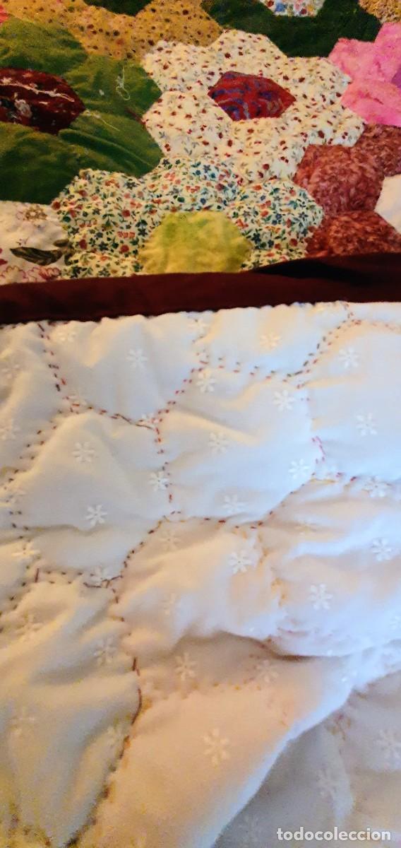 Antig&uuml;edades: Colcha patchwork handmade - Foto 6