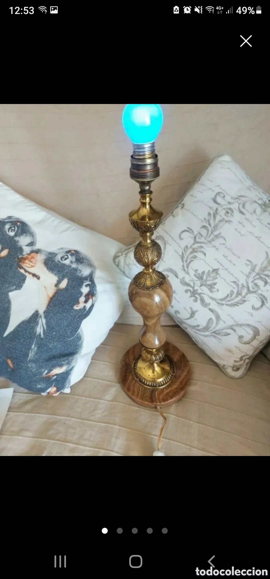 Antig&uuml;edades: Antigua Alabastro y Bronce - Foto 2
