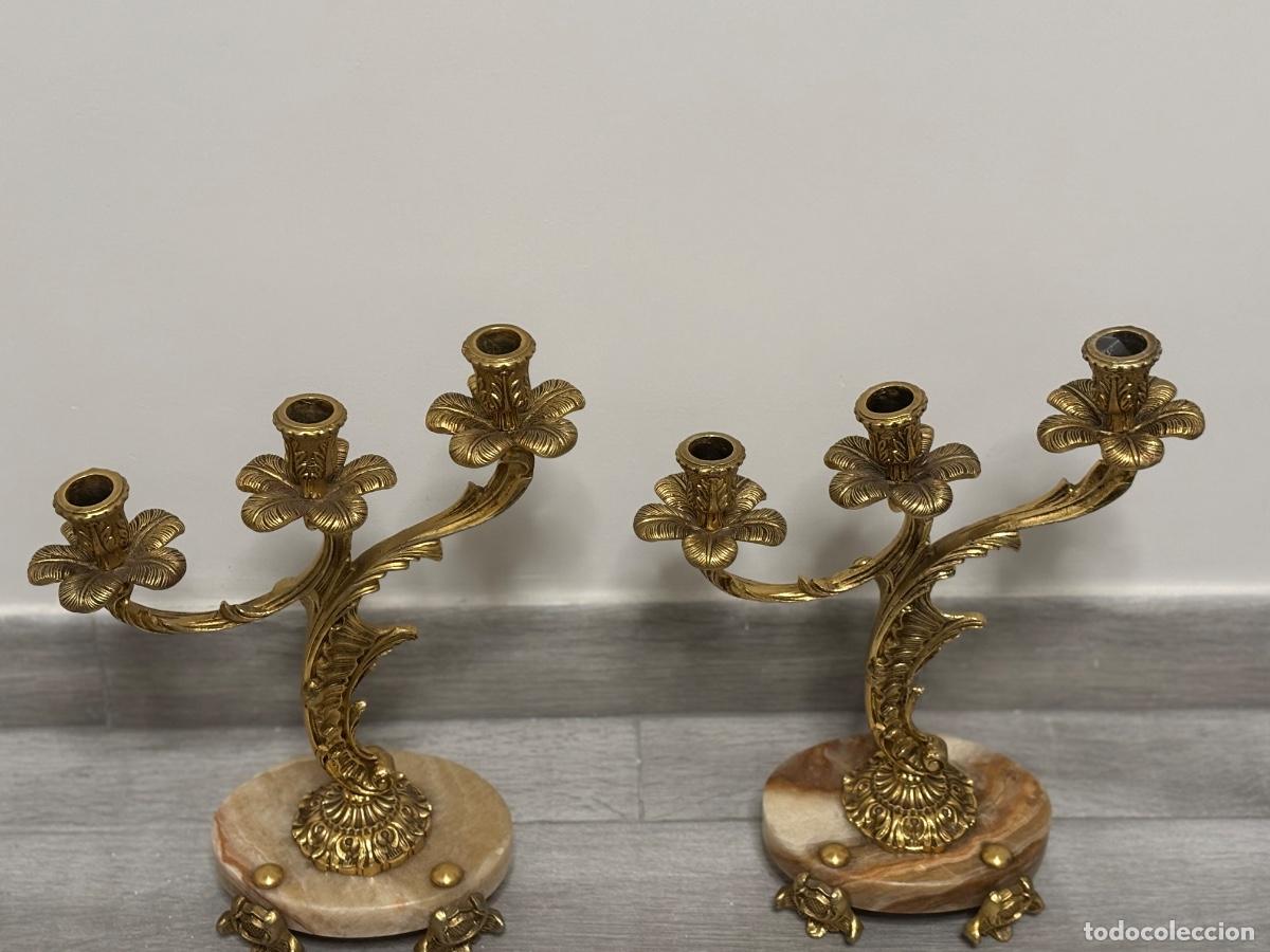 Antig&uuml;edades: Conjunto de candelabros - Foto 2