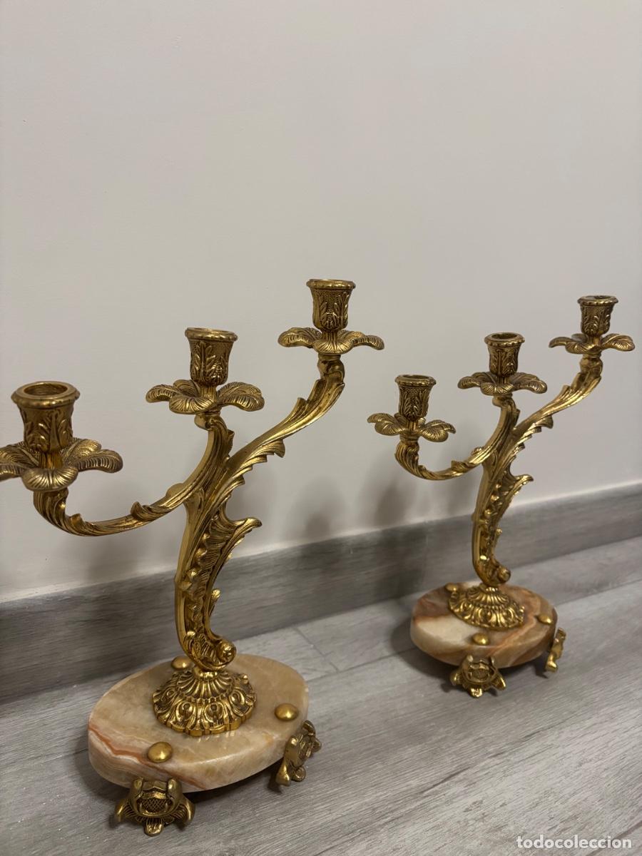 Antig&uuml;edades: Conjunto de candelabros - Foto 3