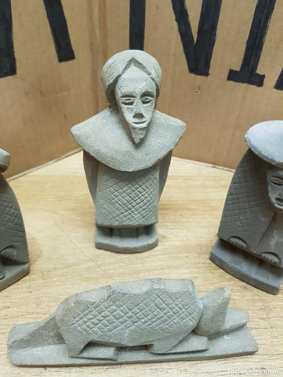 Antig&uuml;edades: LOTE DE 4 FIGURAS DE PIEDRA - Foto 3