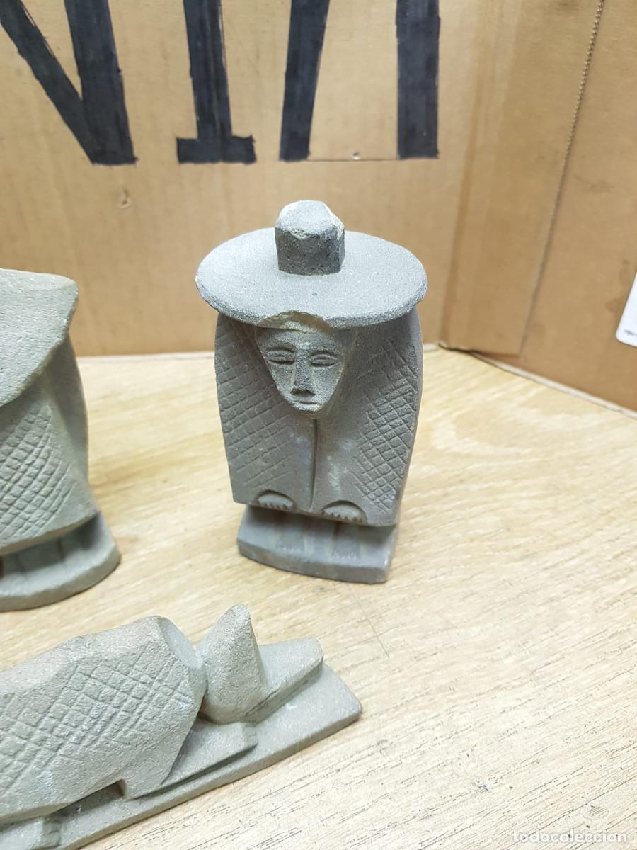 Antig&uuml;edades: LOTE DE 4 FIGURAS DE PIEDRA - Foto 4