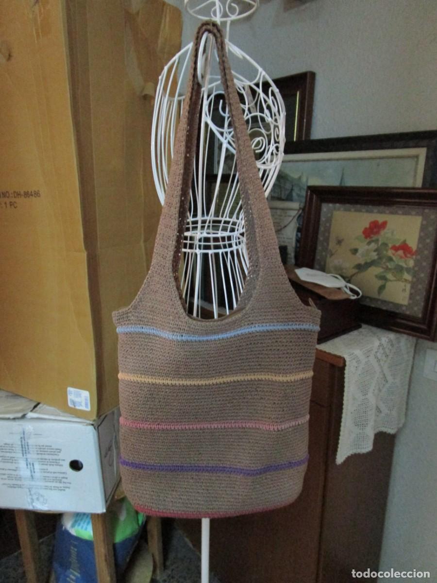 Antiques: PRECIOSO BOLSO DE PUNTO VINTAGE