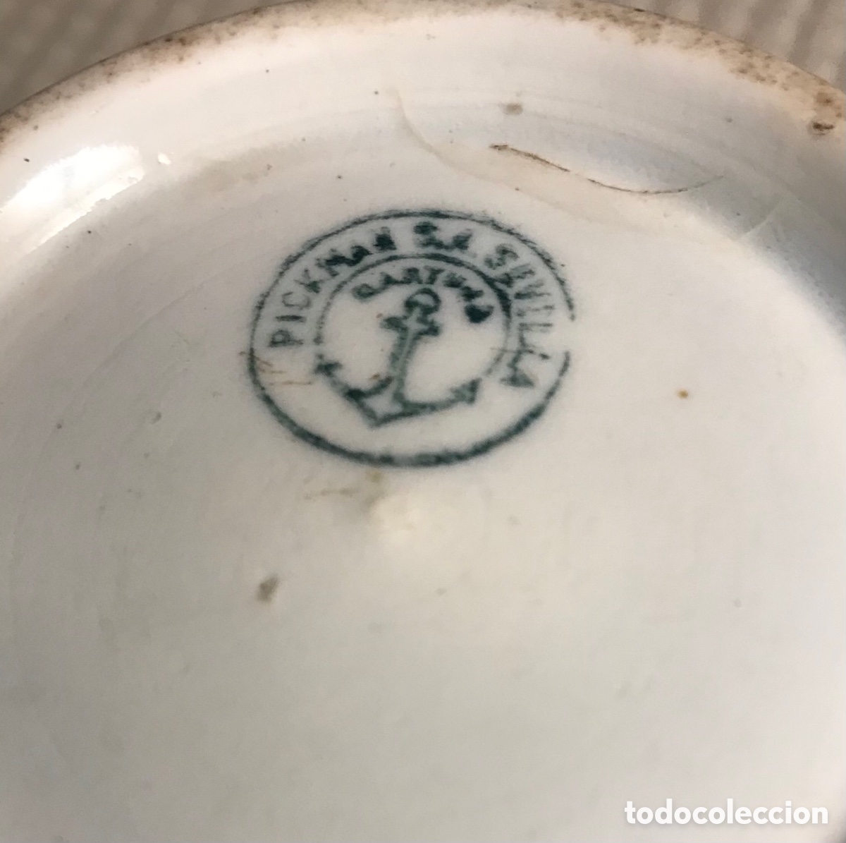 Antig&uuml;edades: Jarrita antigua con el sello de Pickman - Foto 3