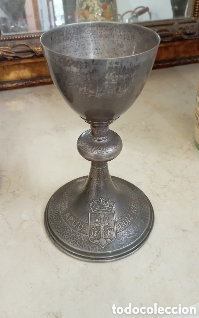 Antig&uuml;edades: C&aacute;liz de plata sellada - Foto 1