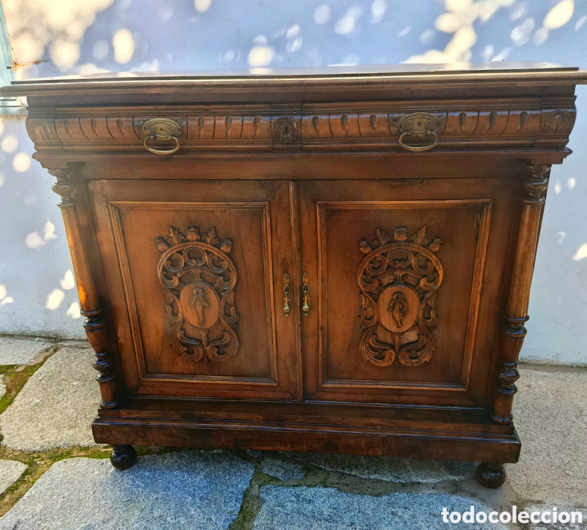 Antig&uuml;edades: Mueble auxiliar antig&uuml;o - Foto 1