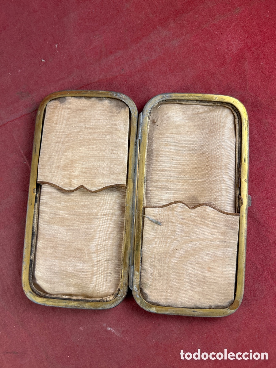 Antig&uuml;edades: ESTUCHE ANTIGUO PLATA CON DECORACION - Foto 3