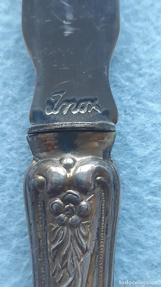 Antig&uuml;edades: Abrecartas con mango de plata. - Foto 4