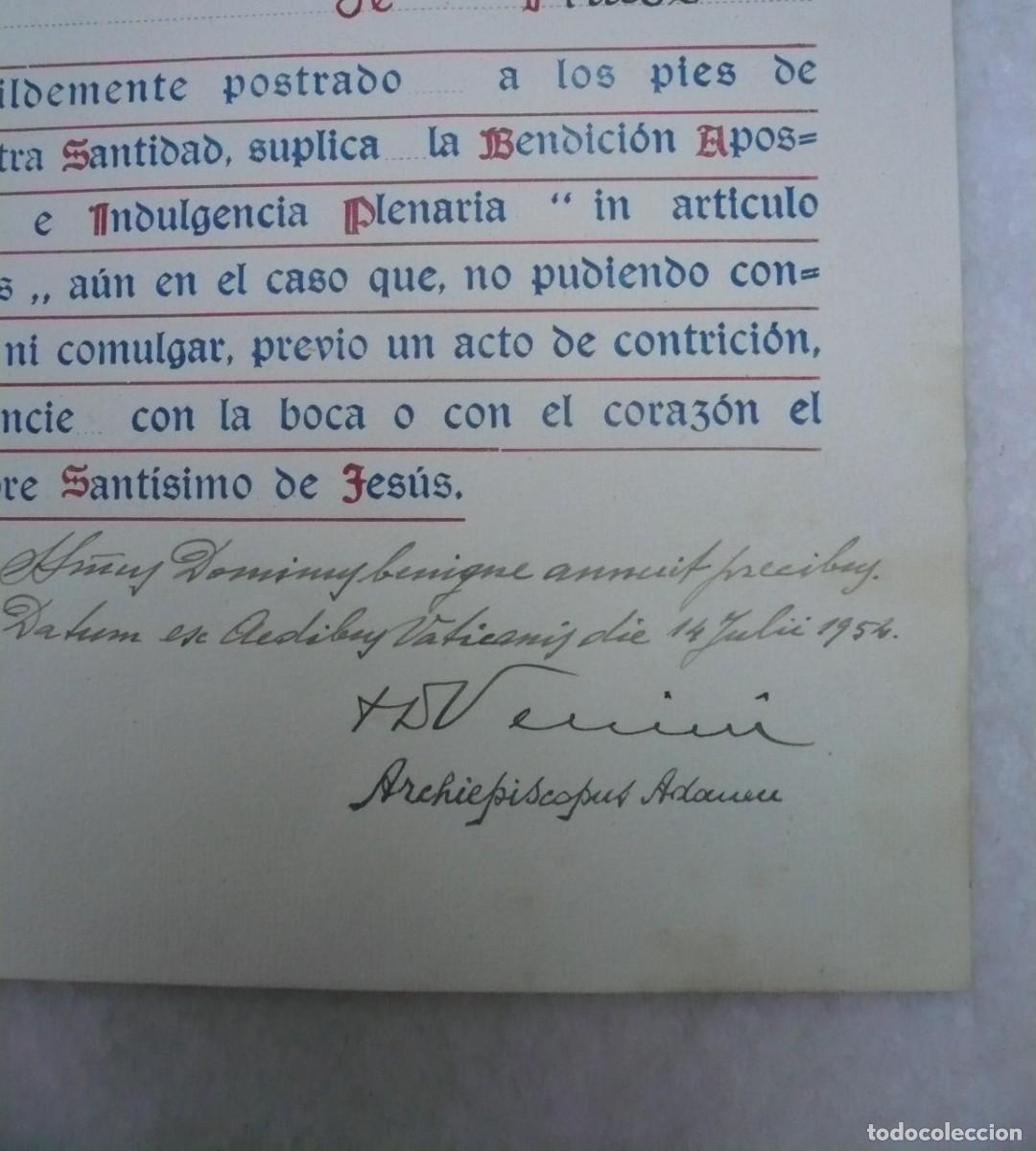 Antig&uuml;edades: BENDICI&Oacute;N APOST&Oacute;LICA DE P&Iacute;O XII - Foto 12