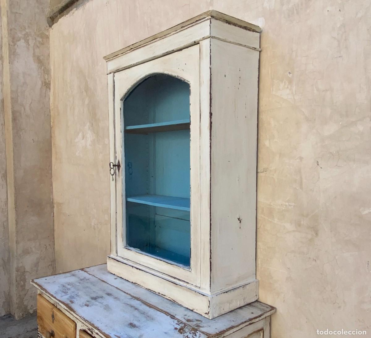 Antig&uuml;edades: Antigua Vitrina Auxiliar - Foto 2