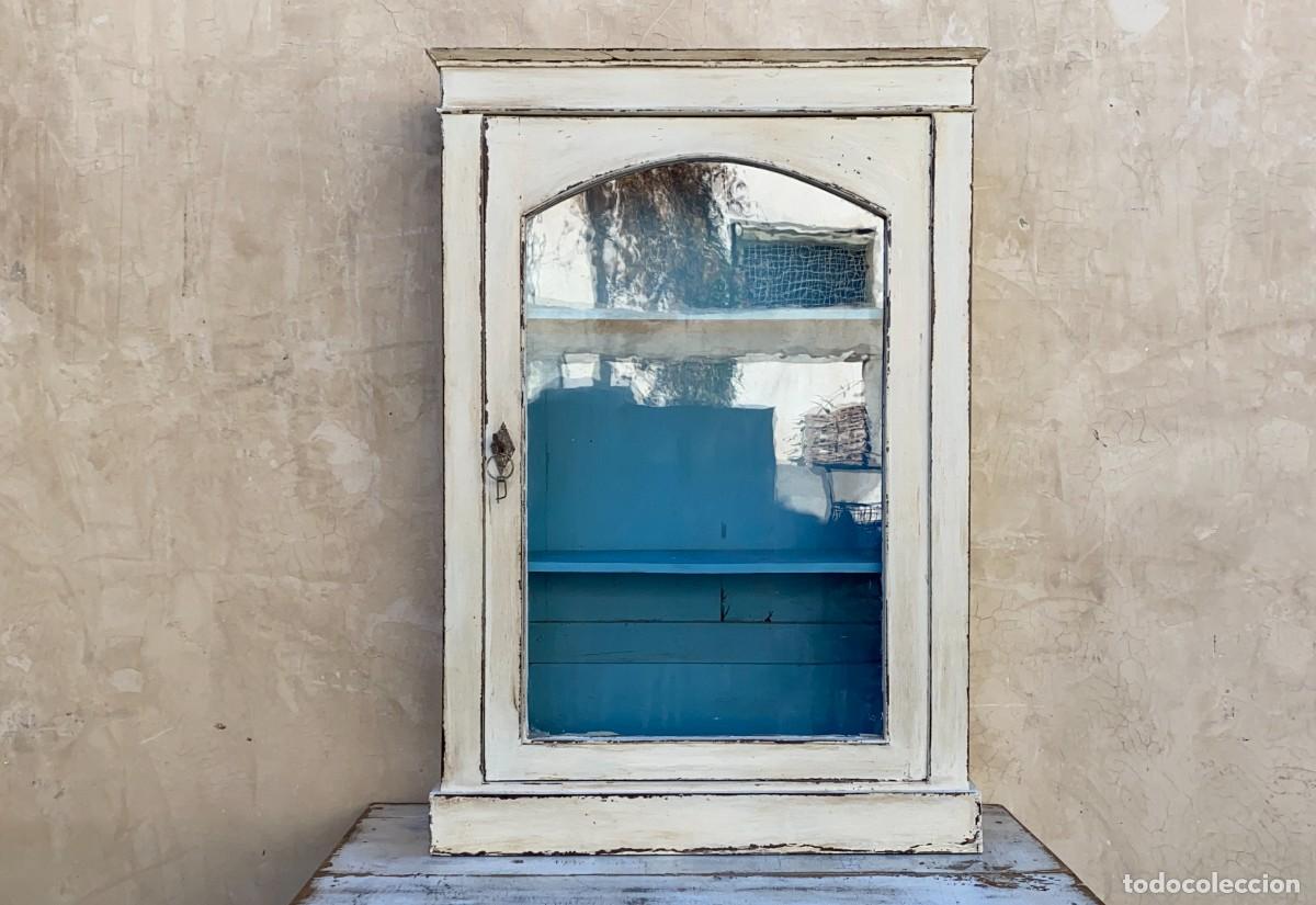 Antig&uuml;edades: Antigua Vitrina Auxiliar - Foto 1