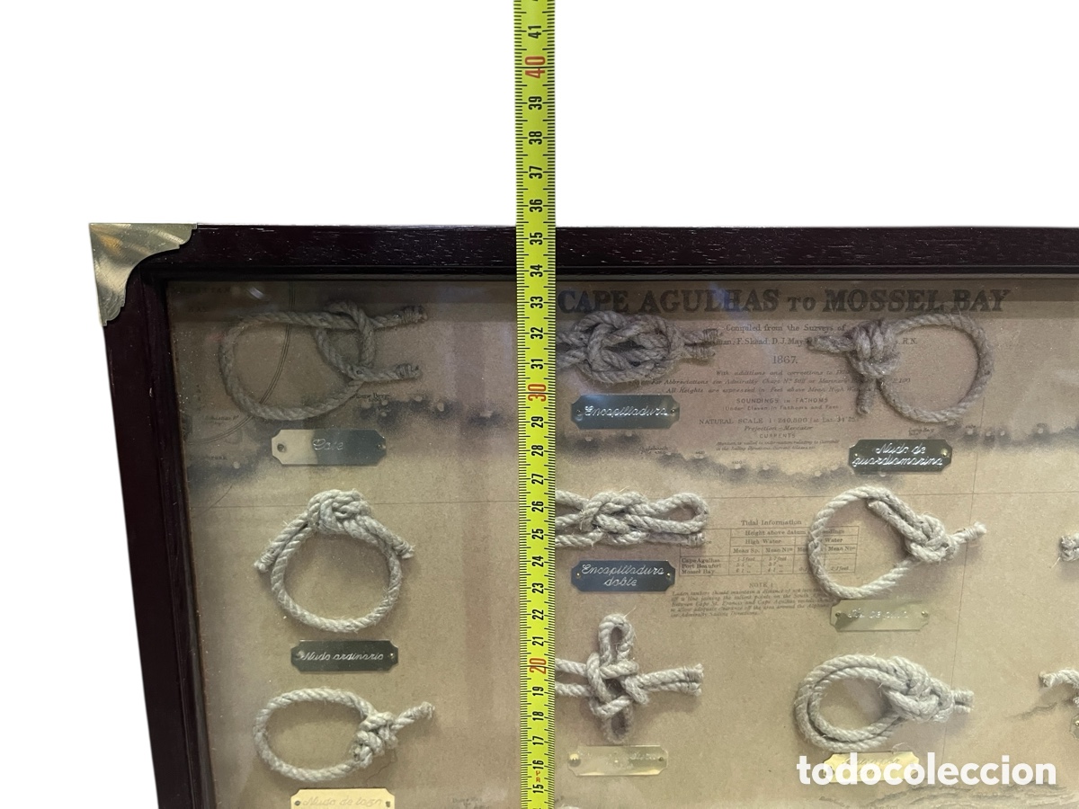 Antig&uuml;edades: Gran cuadro de nudos marineros - Foto 4