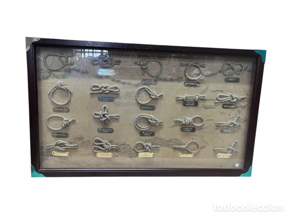 Antig&uuml;edades: Gran cuadro de nudos marineros - Foto 1