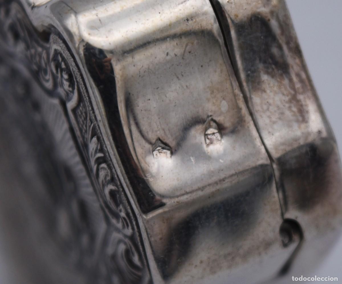 Antig&uuml;edades: Caja de rap&eacute; - Plata - Foto 4