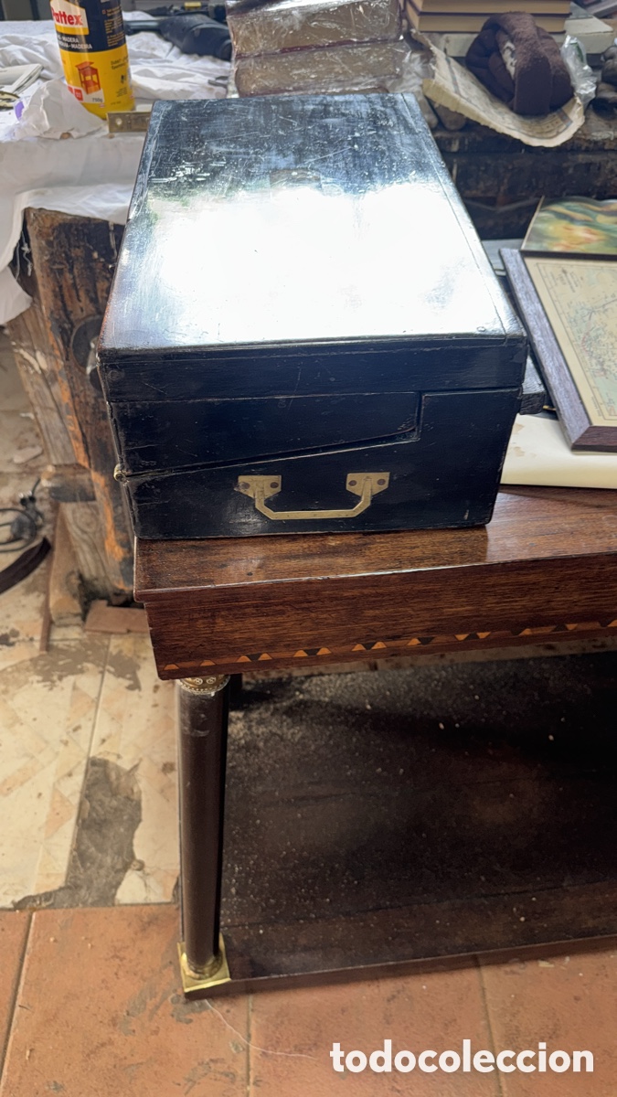Antig&uuml;edades: Bonito escritorio tipo barco en madera - Foto 2