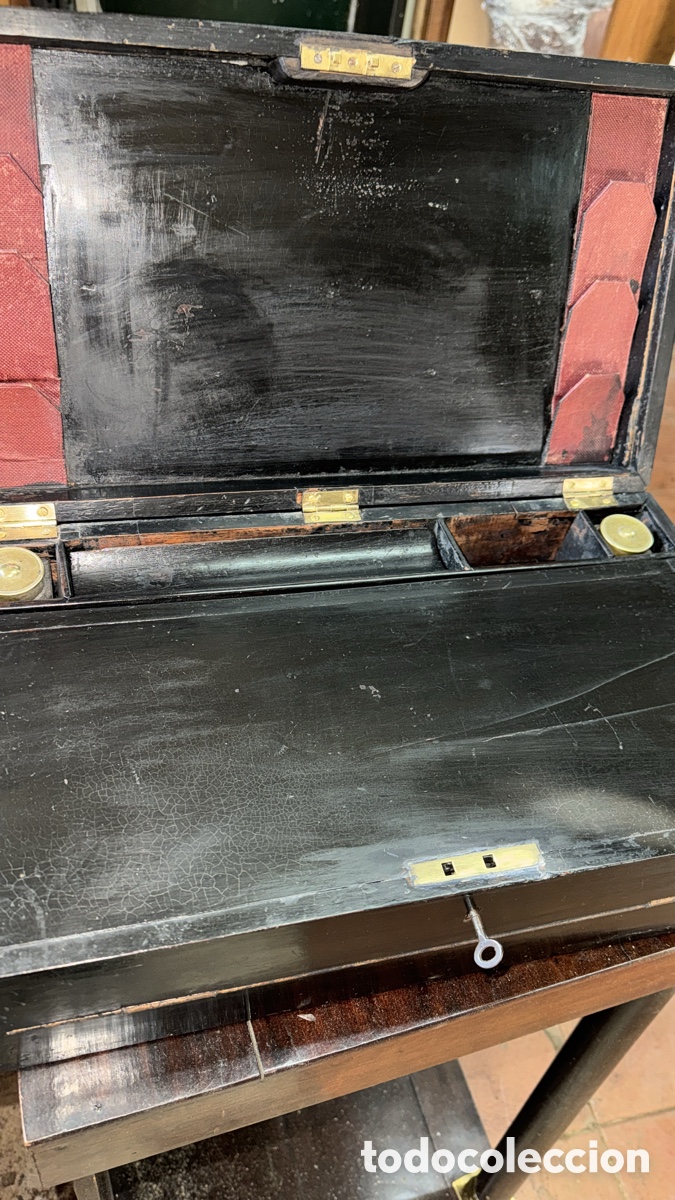 Antig&uuml;edades: Bonito escritorio tipo barco en madera - Foto 3