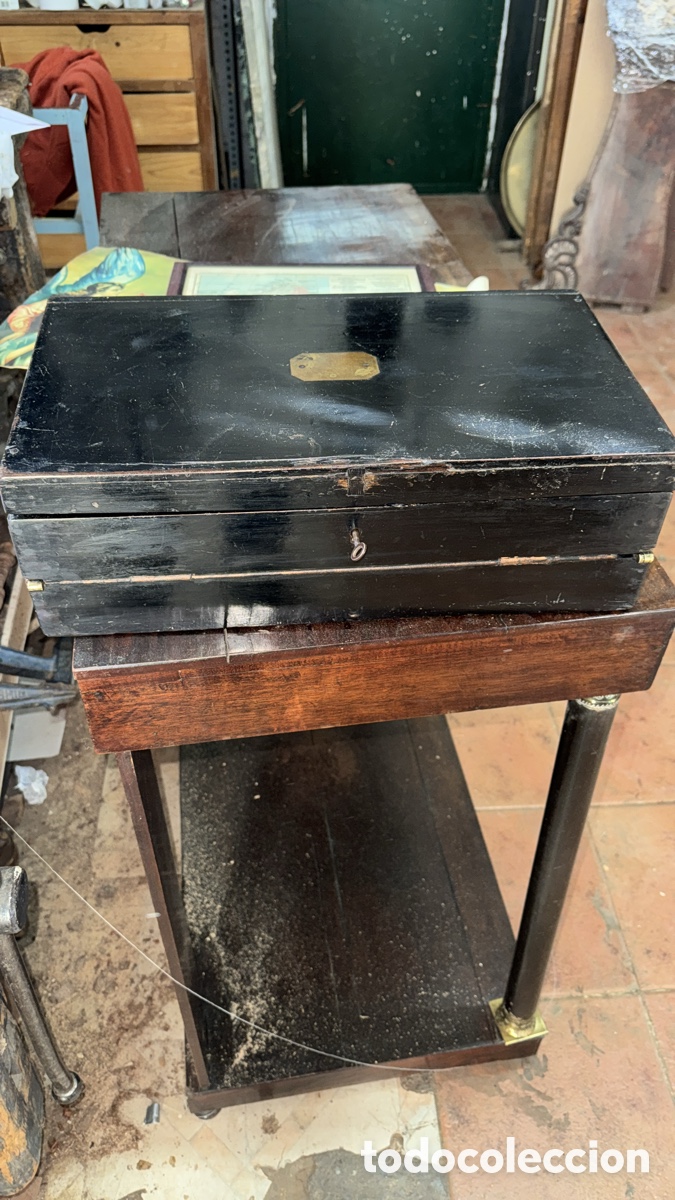 Antig&uuml;edades: Bonito escritorio tipo barco en madera - Foto 1
