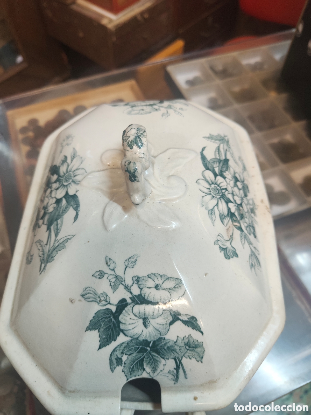 Antig&uuml;edades: Espectacular sopera de la amistad S-XIX - Foto 7
