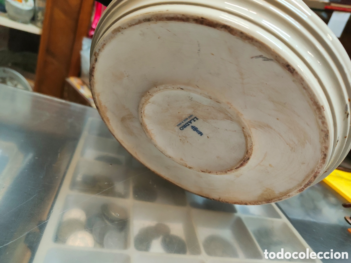 Antig&uuml;edades: Lampara lladro a&ntilde;os 70 - Foto 2
