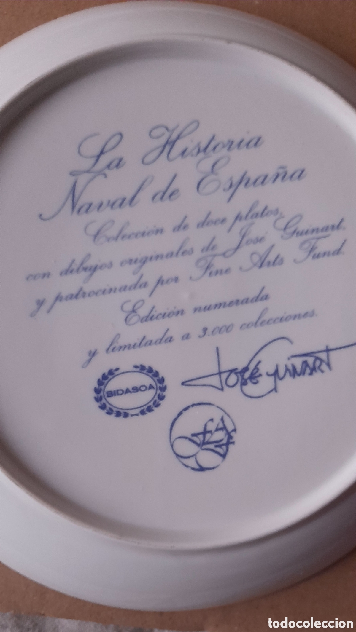 Antig&uuml;edades: Plato cer&aacute;micas del bidasoa - Foto 3