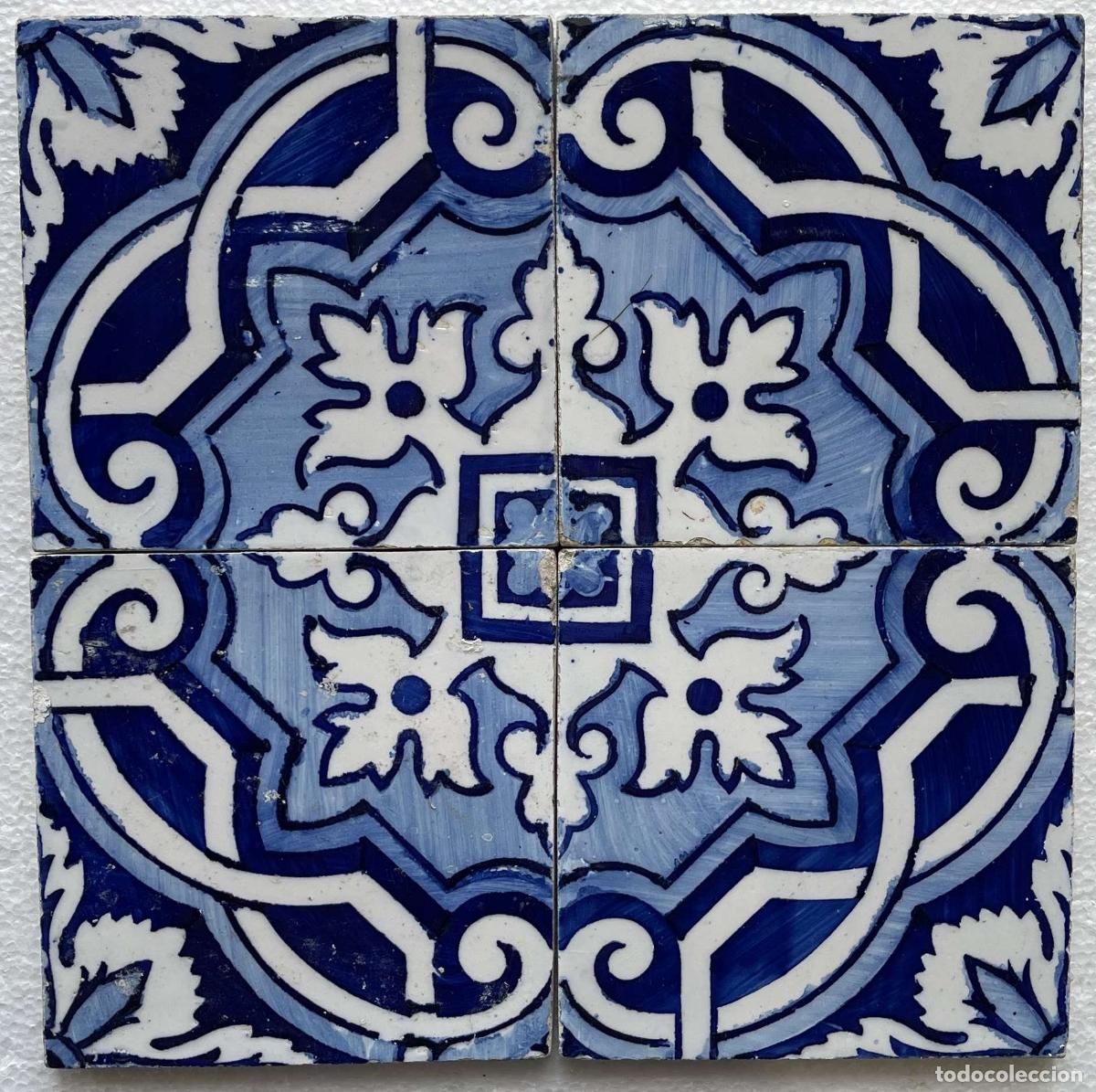 Antig&uuml;edades: CONJUNTO DE 57 AZULEJOS - Foto 1