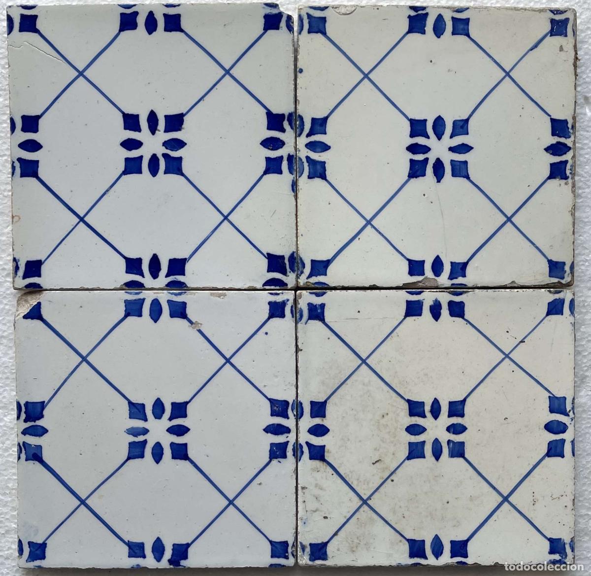 Antig&uuml;edades: CONJUNTO DE VEINTE AZULEJOS - Foto 1