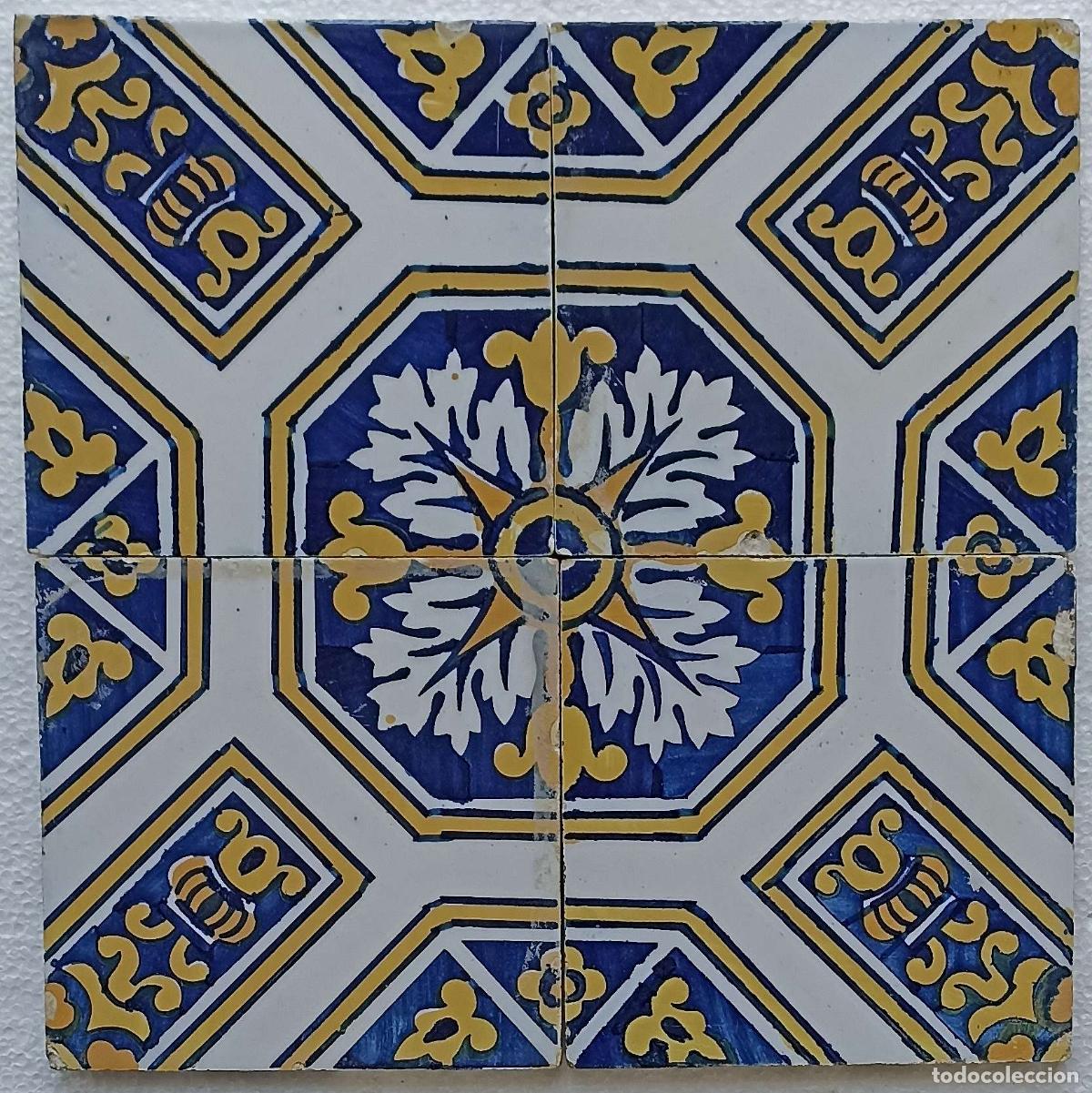 Antig&uuml;edades: CONJUNTO DE QUINCE AZULEJOS - Foto 1
