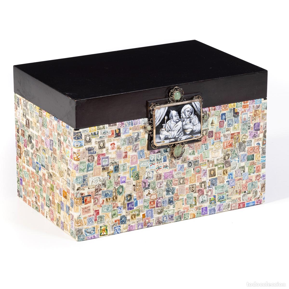 Antig&uuml;edades: CAJA DE PEDIDO - PLATA Y ORO - Foto 1