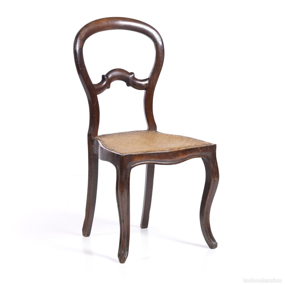 Antig&uuml;edades: SILLA ROM&Aacute;NTICA - SIGLO XIX - Foto 1