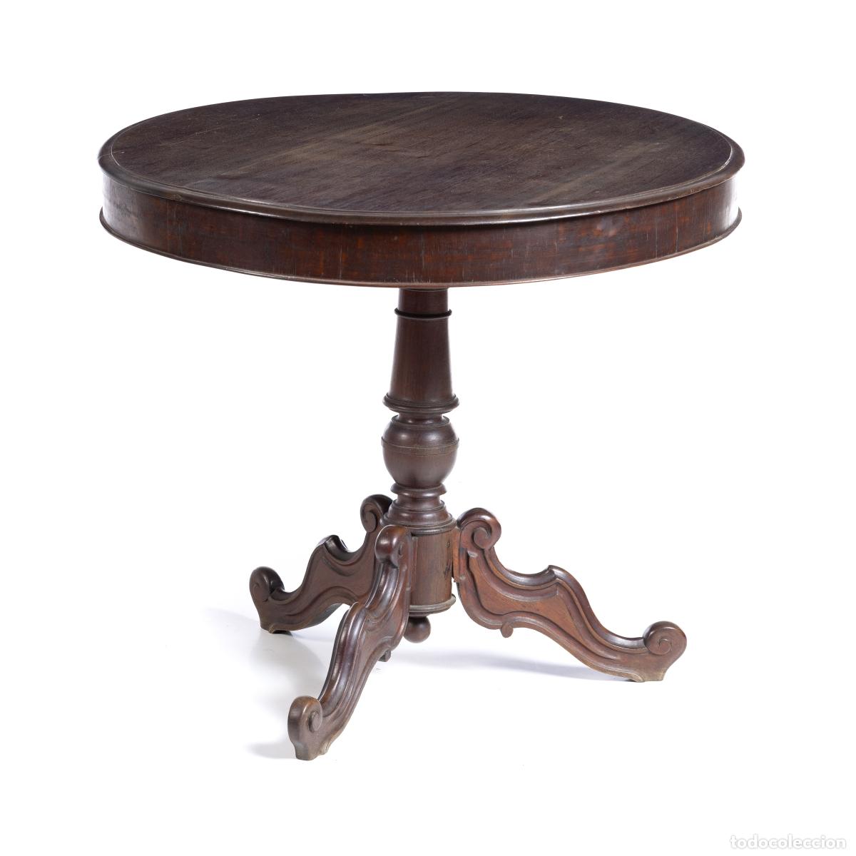 Antig&uuml;edades: MESA ROM&Aacute;NTICA - SIGLO XIX - Foto 1