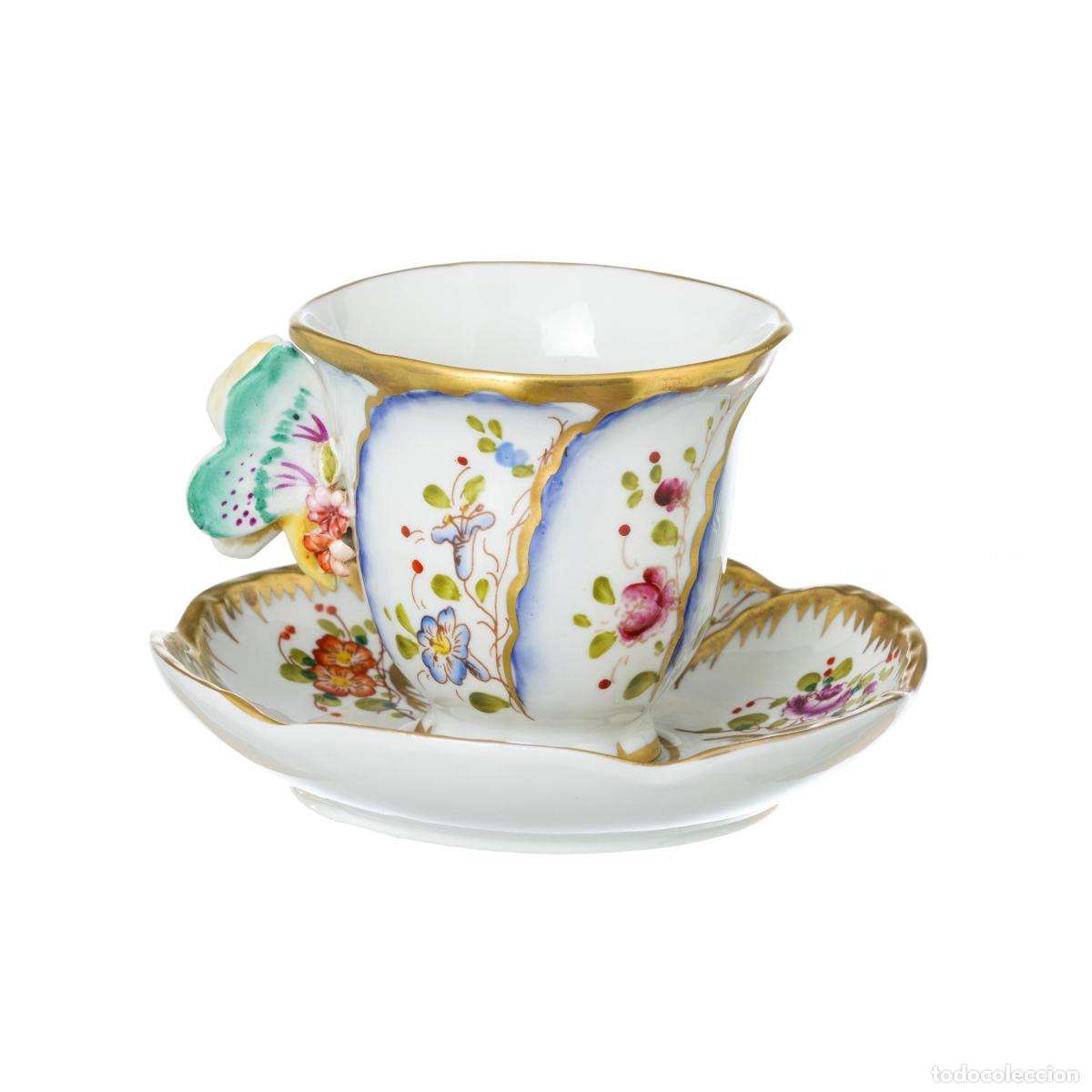 Antig&uuml;edades: TAZA CON PLATO - Foto 1