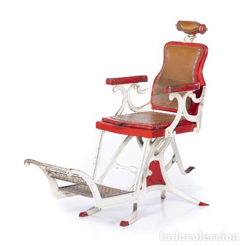 Antig&uuml;edades: SILLA DE BARBERO - SIGLO XIX - Foto 1