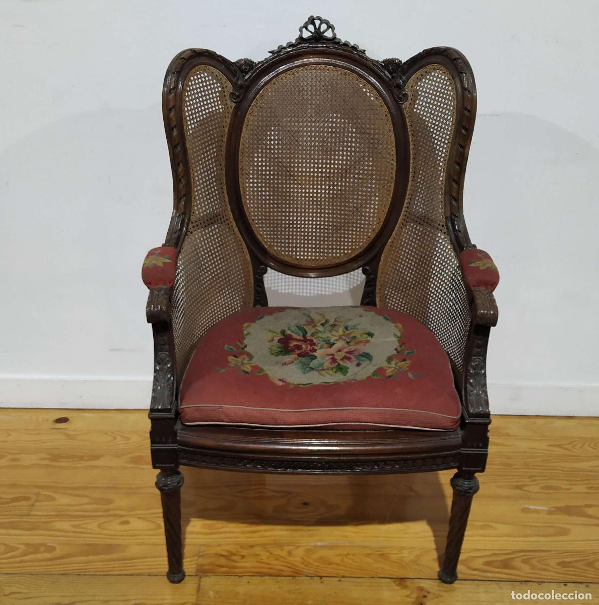 Antig&uuml;edades: SILLON ESTILO LUIS XV - Foto 1