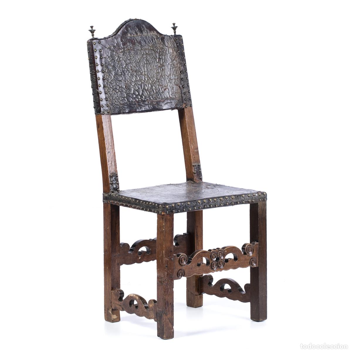 Antig&uuml;edades: SILLA - SIGLO XVII - Foto 1
