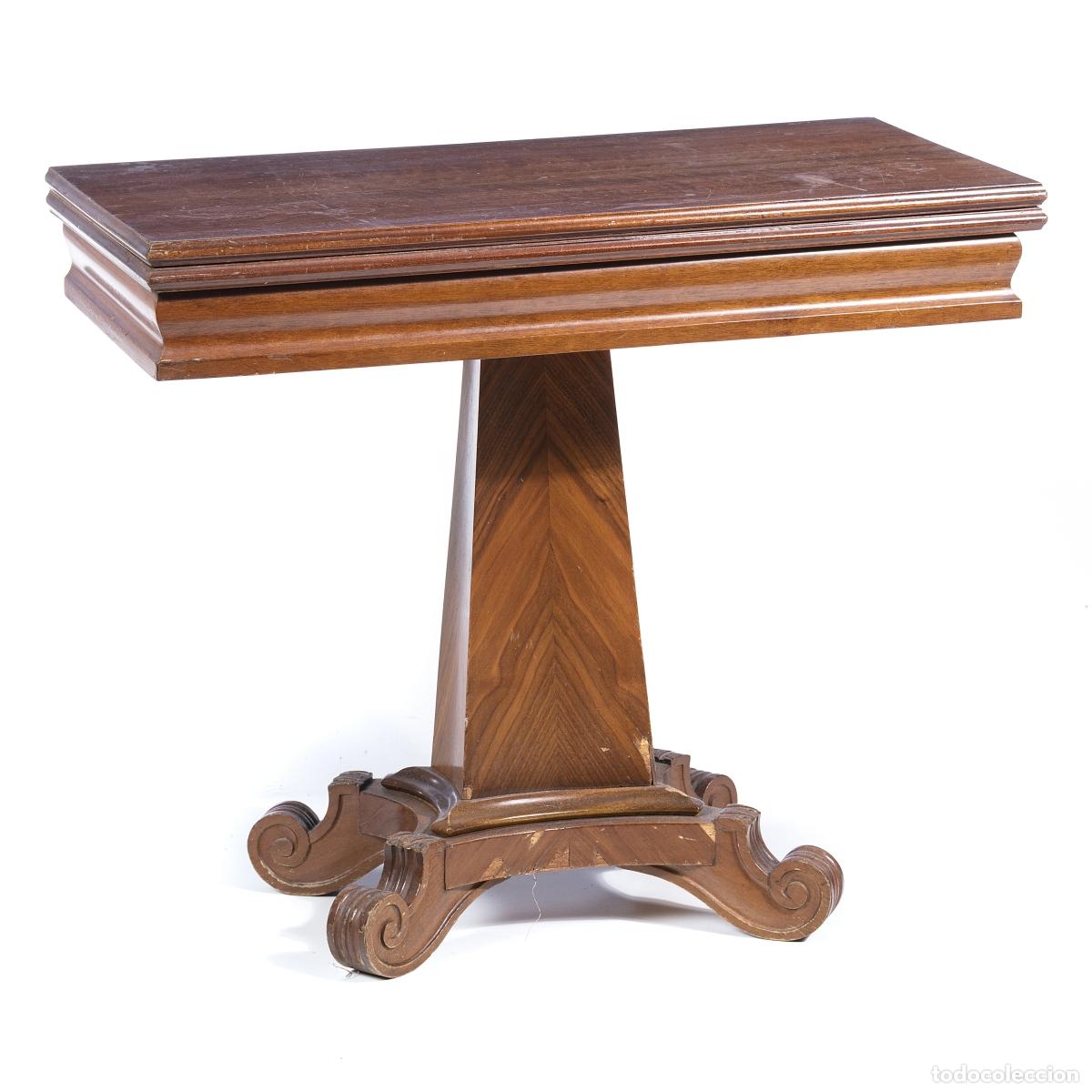 Antig&uuml;edades: MESA DE JUEGOS - SIGLO XIX - Foto 1