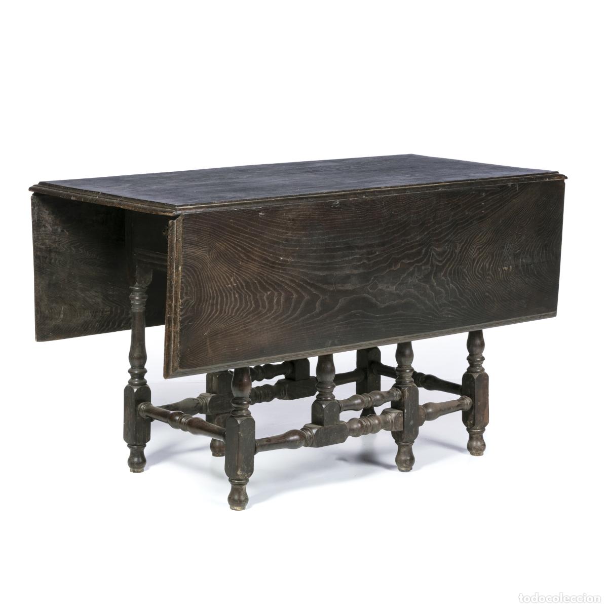 Antig&uuml;edades: MESA FLAPADA - SIGLO XIX - Foto 1
