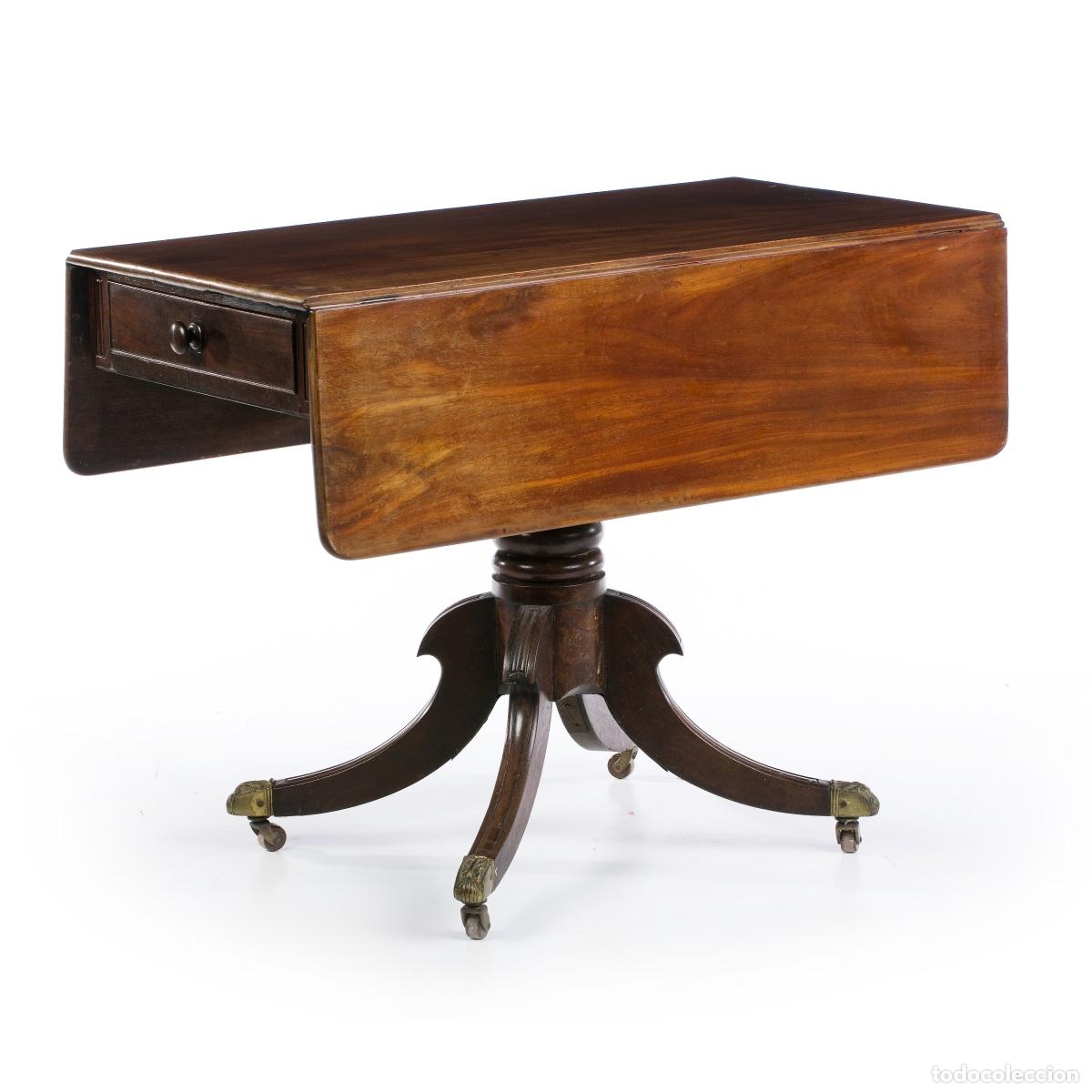 Antig&uuml;edades: MESA FLAPADA - SIGLO XIX - Foto 1