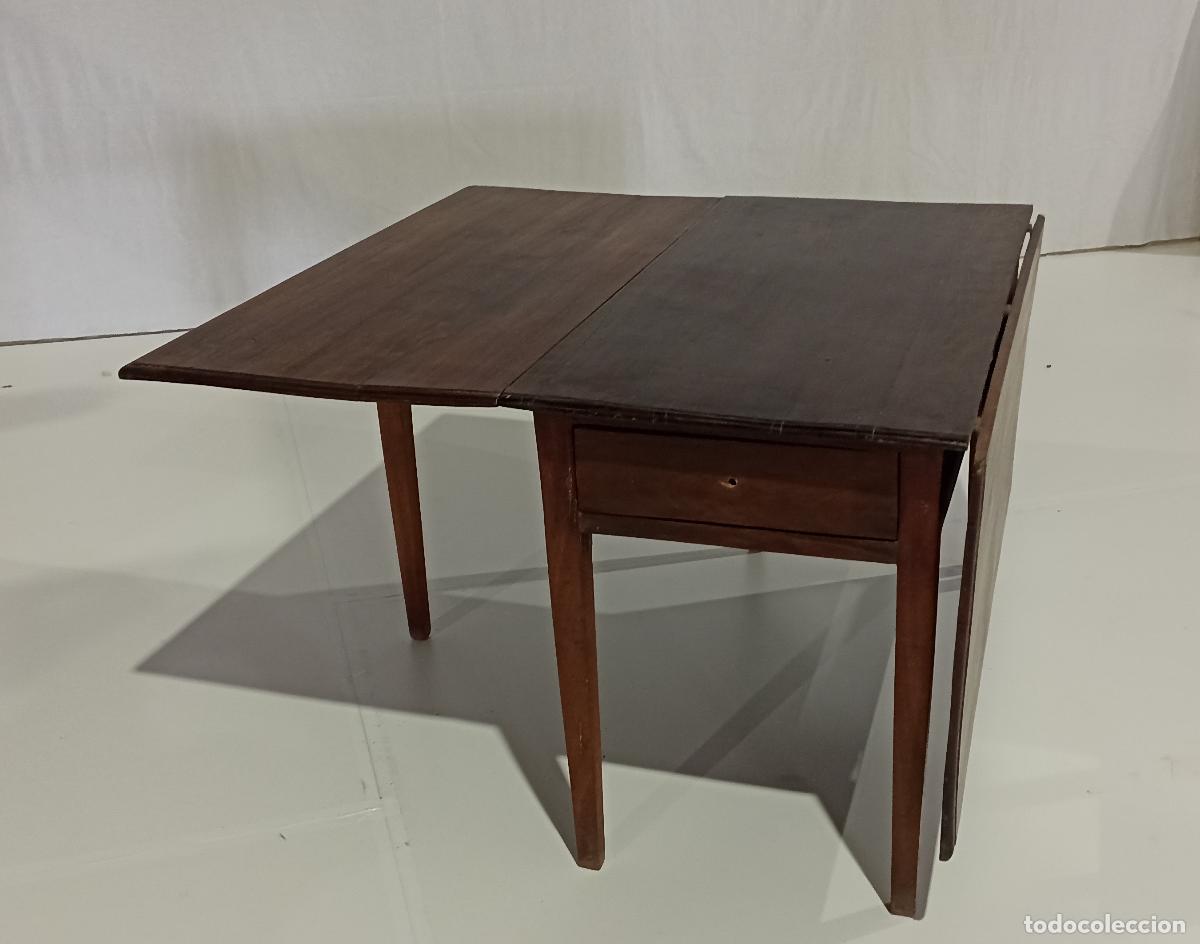 Antig&uuml;edades: MESA FLAPADA - SIGLO XIX - Foto 1