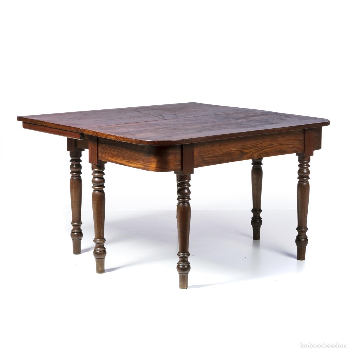 Antig&uuml;edades: MESA CON MESA - SIGLO XIX - Foto 1