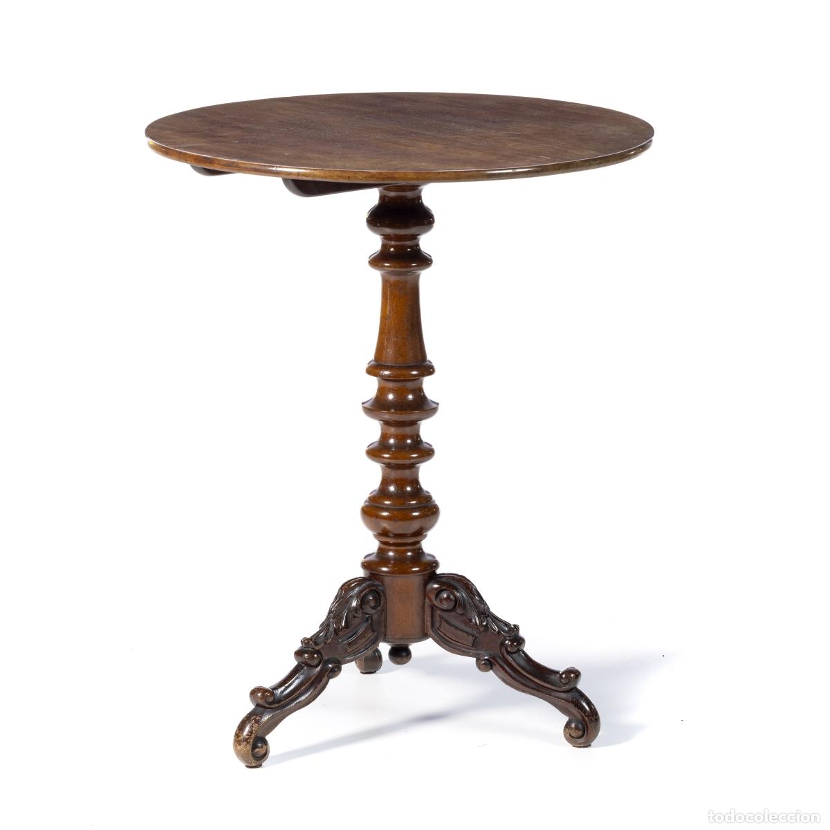 Antig&uuml;edades: MESA DE CAF&Eacute; - SIGLO XIX - Foto 1
