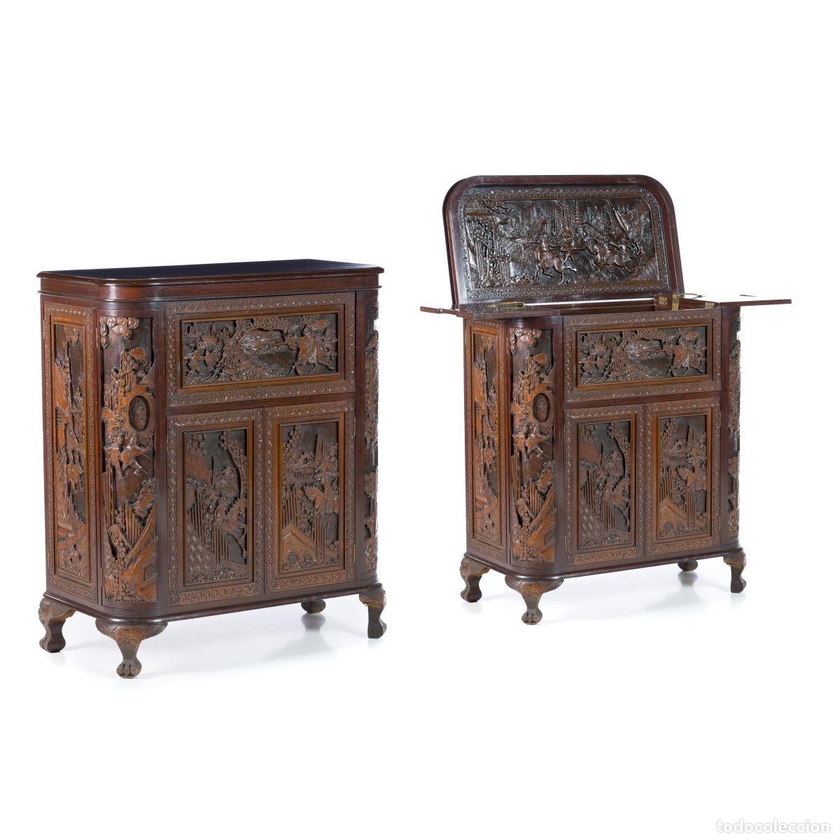 Antig&uuml;edades: MUEBLE DE BAR CHINO - Foto 1
