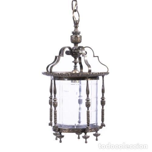 Antig&uuml;edades: L&Aacute;MPARA DE TECHO DE UNA LUZ - Foto 1
